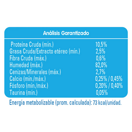 Cat Chow Alimento Húmedo para Gatos Sabor Pescado 24 pzas 85 g