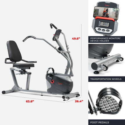 sunny-health-fitness-bikes-performance-interactive-series-recumbent-bike-SF-RB420032-06