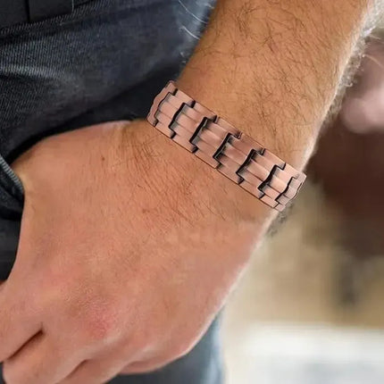 Pulsera T-zohar De Cobre Puro Para Terapia Magnetica