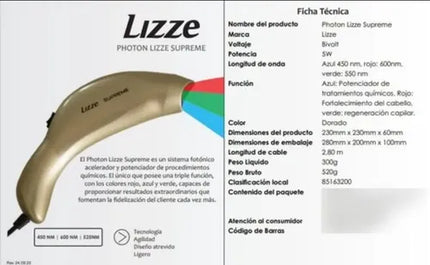Luz 3 Colores Para Aceleracion De Tratamiento Capilar