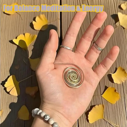 Anillo De Palma De Cobre Anillo De Palma En Espiral Hecho A mano Ritualizado / Consagrado