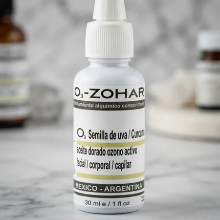 Aceite Ozonizado Curcuma Y Semilla De Uva 30ml Puro Organico