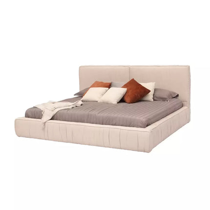 Cama King Tapizada Skanor Muebles Fontana