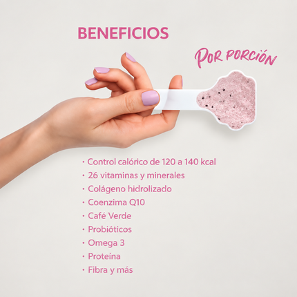 My Perfect Shake Bebida en Polvo Sabor Fresas con Crema 2kg