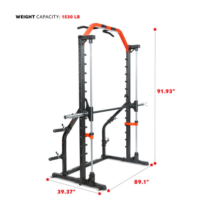 sunny-health-fitness-strength-smith-machine-squat-rack-essential-series-II-SF-XF920021-05