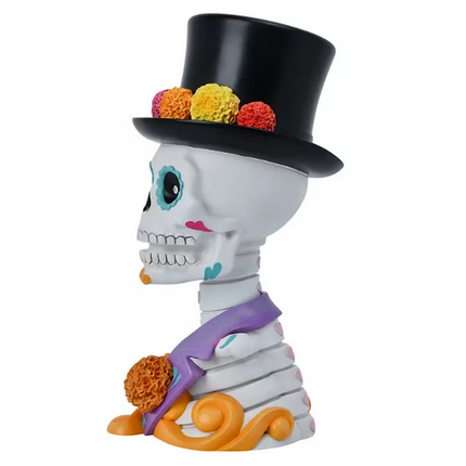 Catrín o Catrina de Día de Muertos y Halloween con Luces LED