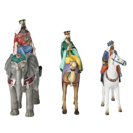 Figuras de los Tres Reyes Magos