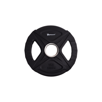 DISCO DE PESO UNIFITNESS NEGRO 5 KG